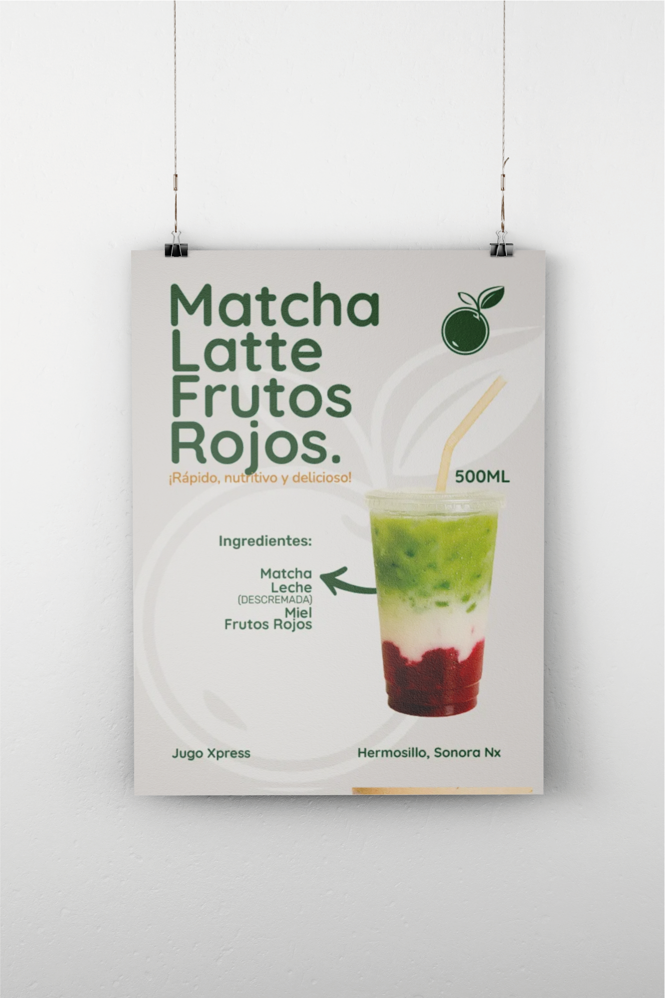 Pieza impresa Jugo Xpress diseñada por DMOPROD